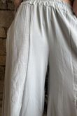 Jo Jo Quirky Hopsack Crop Pant Dove